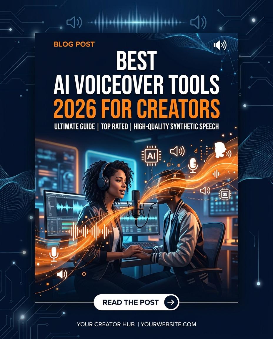 Best AI Voiceover Tools 2026 for Creators thumbnail