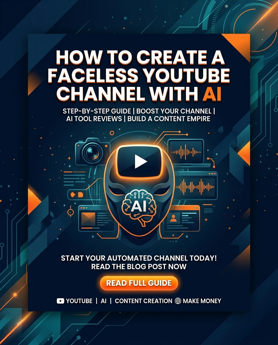 How to Create a Faceless YouTube Channel with AI thumbnail